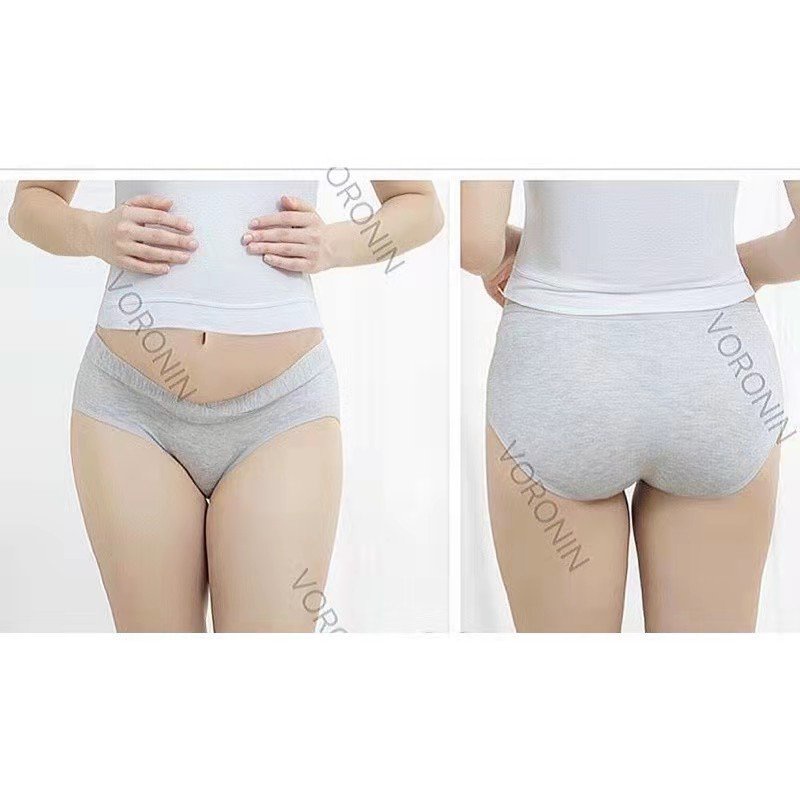 Quần lót bầu cạp chéo cao cấp siêu mềm mịn, chất cotton đũi kháng khuẩn đồ lót chip bà bầu Thị Nắng Store
