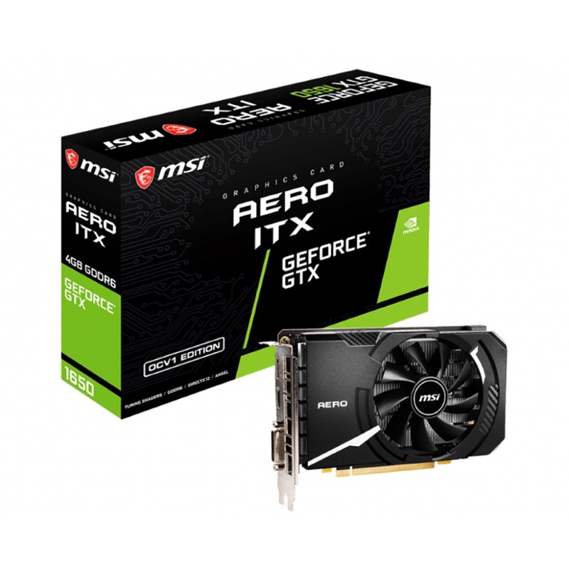 Card màn hình GTX MSI 1650 aero GTX oc