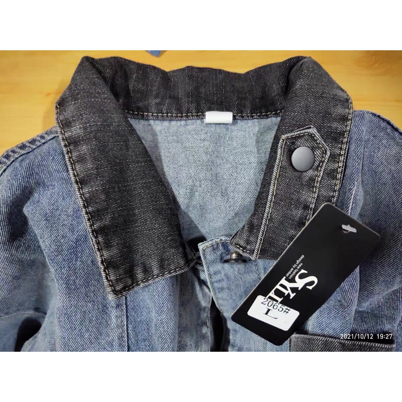 Áo khoác jeans - Jacket oversize denim unisex