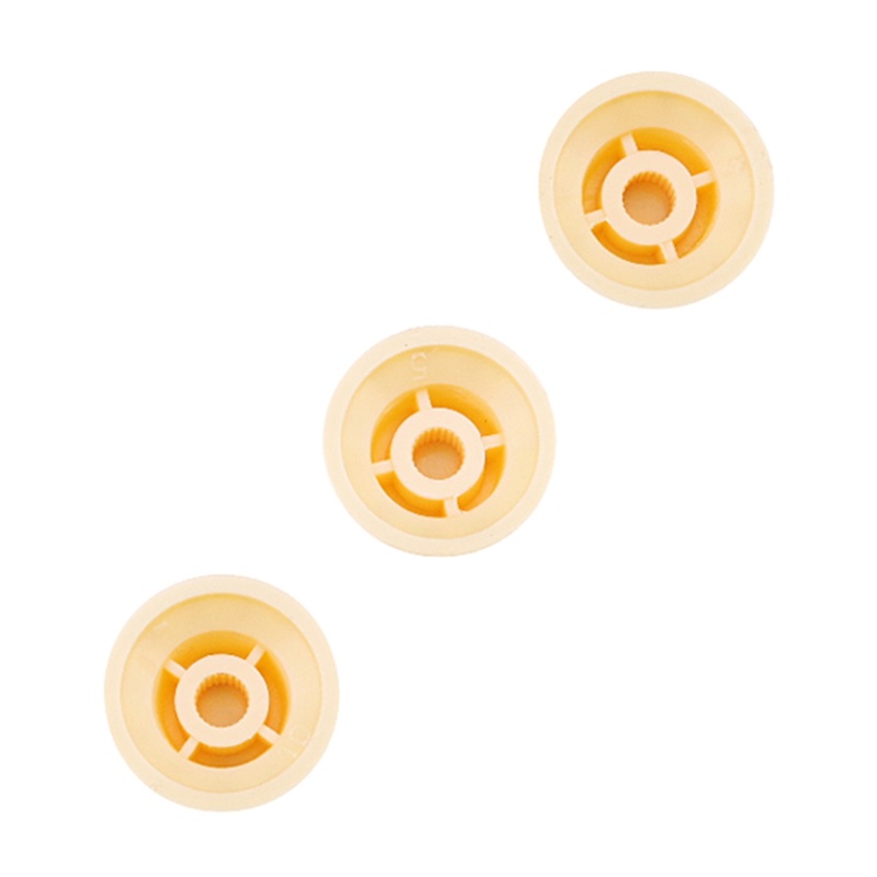 Bộ 3 Nút Chỉnh Âm Lượng Bằng Plas-tic 3 Màu Chuyên Dụng Dành Cho Đàn Guitar Điện