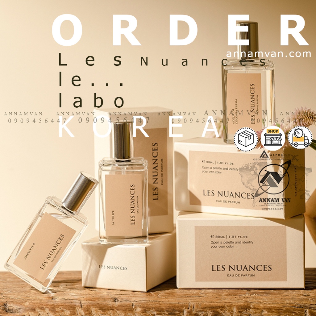 [các mùi hương] Nước hoa nữ Les Nuances EAU DE PARFUM 30 ML - Nước hoa nội địa Hàn Quốc