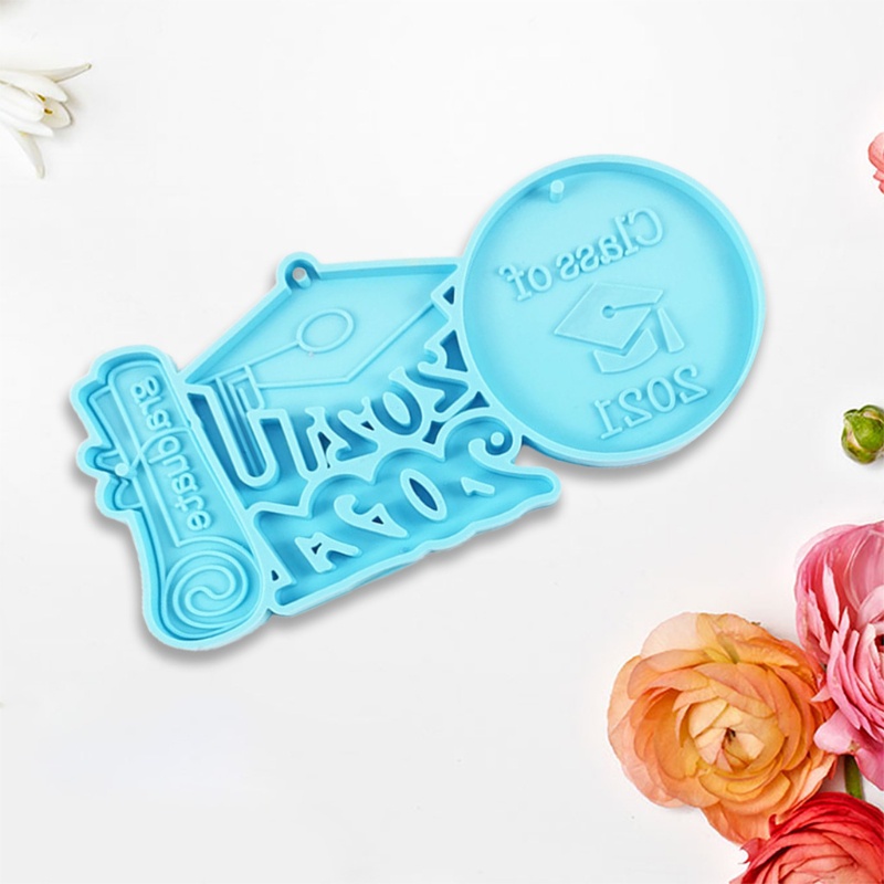 Khuôn Silicone Làm Mặt Vòng cổ Hình Lễ Tốt Nghiệp Năm 2021