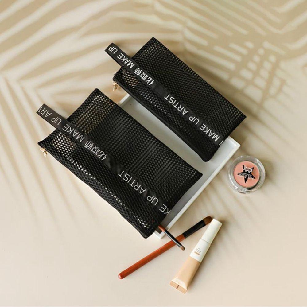 Túi Lưới Đựng Mỹ Phẩm / Đồ Vệ Sinh Cá Nhân Hình Vuông Nhỏ Gọn Thời Trang Tiện Lợi Dành Cho Đi Du Lịch NORMAN