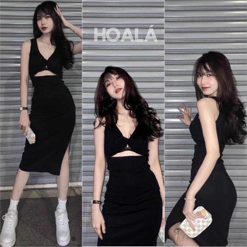 Đầm Thun Xoắn Lưng Mặc 2 Kiểu Nữ Tính D182