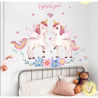 Decal dán tường Unicorn Kỳ lân