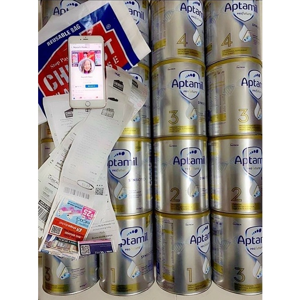Sữa Aptamil Profutura 900g hàng AIR ĐỦ BILL