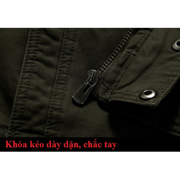 Áo khoác nam KaKi cổ trụ, áo khoác nam phong cách, cá tính (ẢNH THẬT 100%) [A002] | BigBuy360 - bigbuy360.vn