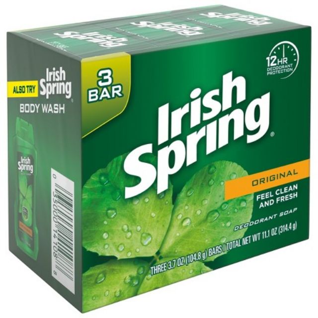 Combo 6 cục xà phòng Irish Spring USA