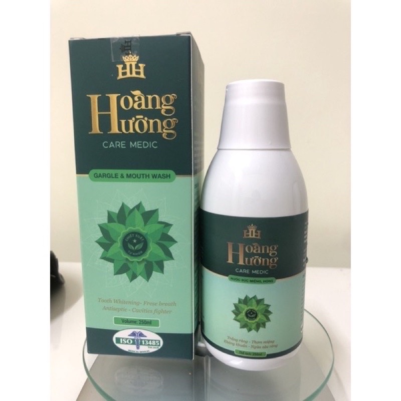 1 Lọ Nước Súc Miệng Hoàng Hường Care Medic Ngăn Ngừa Sâu Răng, Trắng Răng, Thơm Miệng