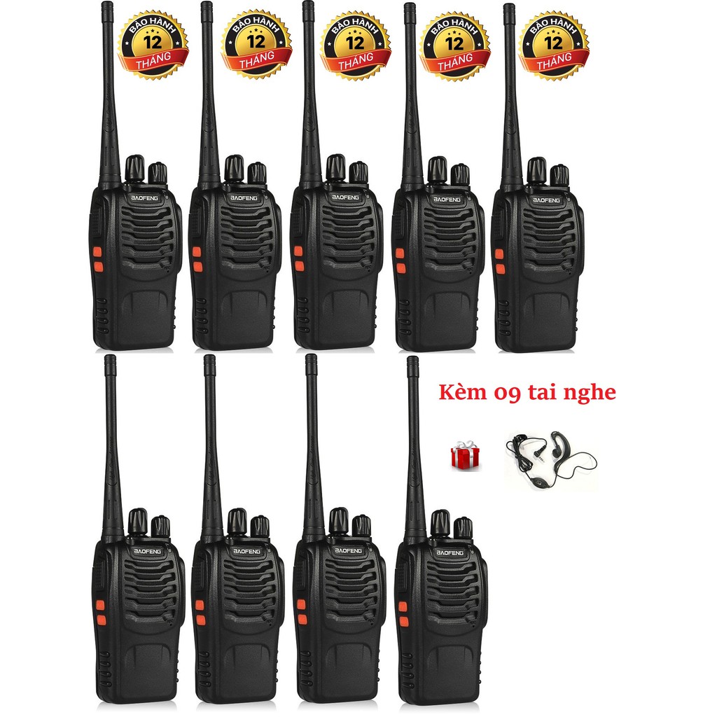 Bộ 9 Bộ đàm Baofeng 888s