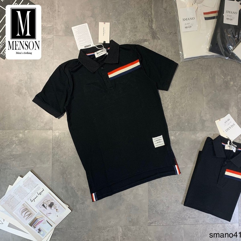 ⭐️SIÊU PHẨM⭐️Áo Phông Nam Cổ Bẻ Viền Túi Hàng Hiệu Cao Cấp- Áo Thun Nam chất mát mùa hè MENSON M6219 | BigBuy360 - bigbuy360.vn