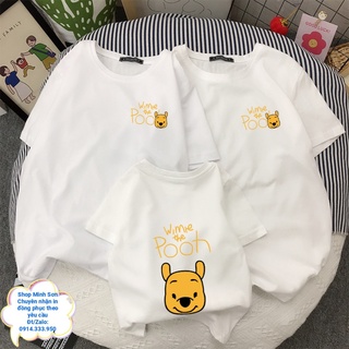 🐻🐾🐻VIDEO ÁO THUN GIA ĐÌNH GẤU POOH  ĐI CHƠI, ÁO GIA ĐÌNH ĐI BIỂN CHẤT COTTON LOẠI 1 ĐỦ MÀU ĐỦ SIZE