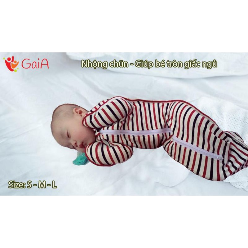 Nhộng chũn túi ngủ - bé ngủ ngon theo phương pháp easy