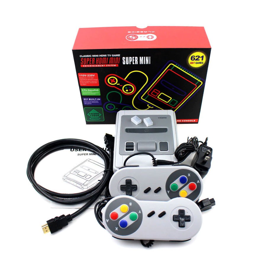 Máy Chơi Game Điện Tử 4 Nút Không Dây/Có Dây Kết Nối Ti Vi AV/HDMI/USB