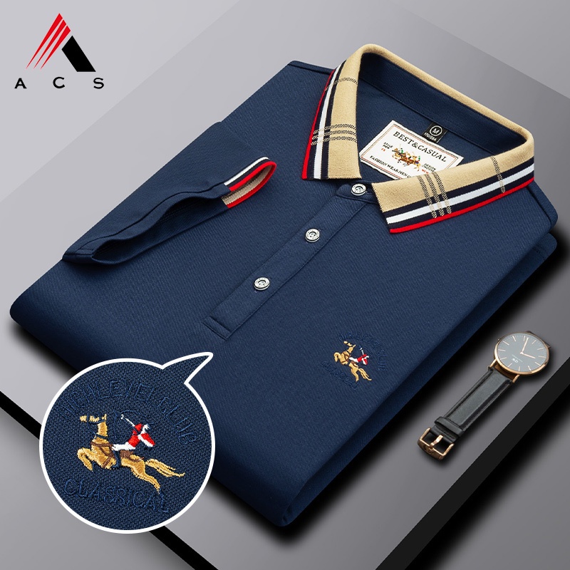 Áo polo Nam Tay Ngắn Có Cổ Với 5 Màu