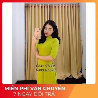 Aó dài may sẵn sale giá sập sàn _ áo dài trơn các màu cổ cao và cổ tròn đủ size