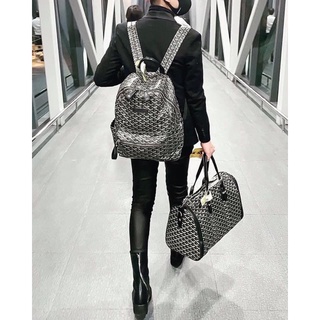 [CHÍNH HÃNG] BALO EDMOND MAISON MONOGRAM BACKPACK BASIC - BALO SINH VIÊN GIÁ RẺ