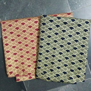 [Quất Quýt & Vải] Vải vảy nhũ - Vải họa tiết nhật