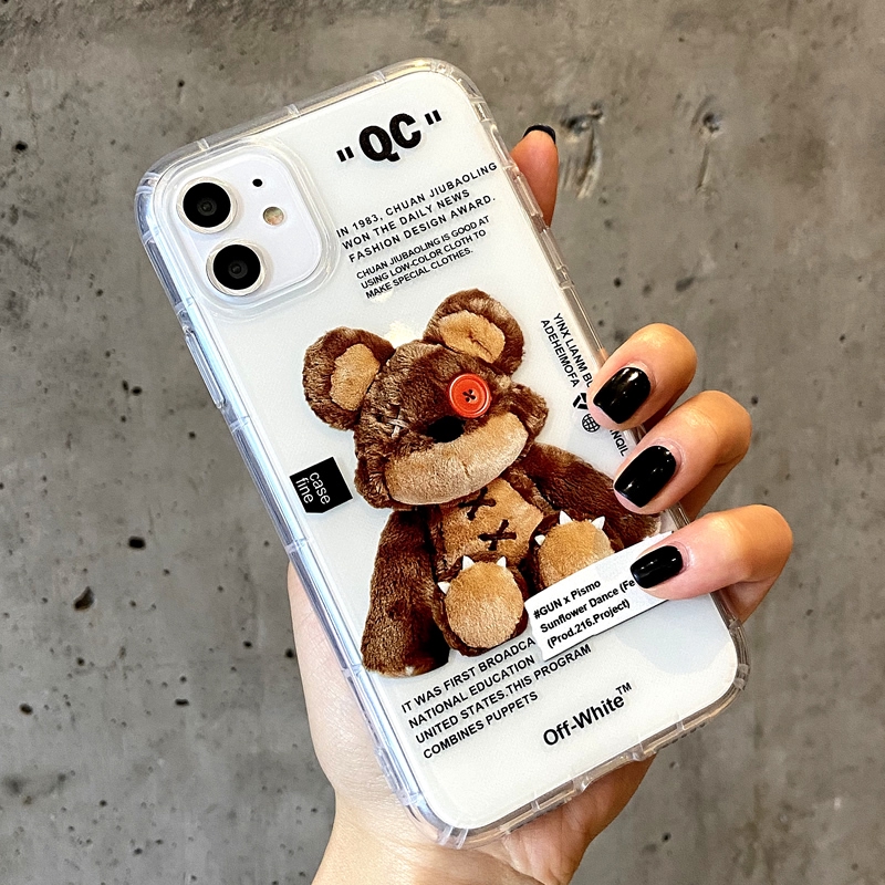 Ốp điện thoại họa tiết gấu cho iPhone 6/6 Plus/7/7 Plus/8/8 Plus/X/XS/XR/XS MAX/11/11 PRO/11 Pro MAX/SE | BigBuy360 - bigbuy360.vn