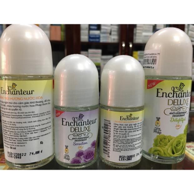 Lăn khử mùi Enchanteur hương nước hoa Pháp