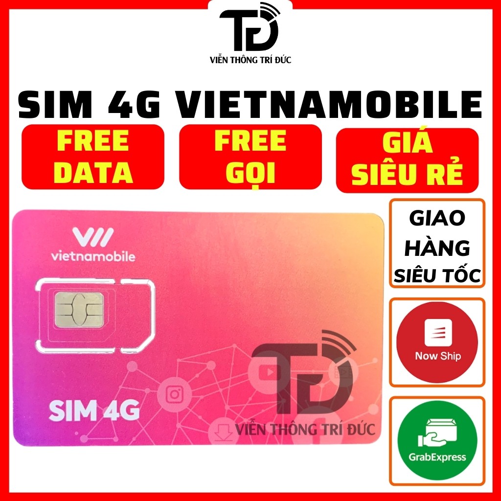 Thánh Sim 4G Vietnamobile Siêu Thánh Up & Trọn Đời Có 6Gb/Ngày - Gọi Miễn Phí - Không Giới Hạn Dung Lượng-Giá Siêu Rẻ