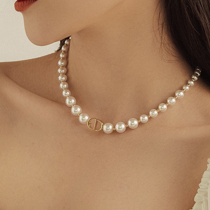 Vòng Cổ Choker Đính Ngọc Trai Sang Trọng Thời Trang