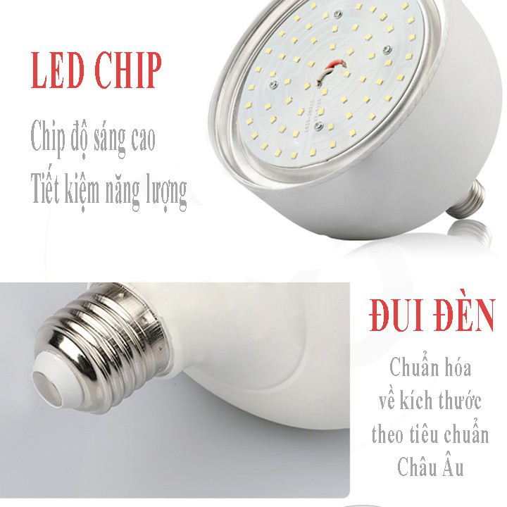 ⚡️SIÊU RẺ⚡️ Bóng đèn Led trụ 10W-15W-20W-30W-45W-65W siêu sáng, siêu to, siêu tiết kiệm điện E27 | BigBuy360 - bigbuy360.vn