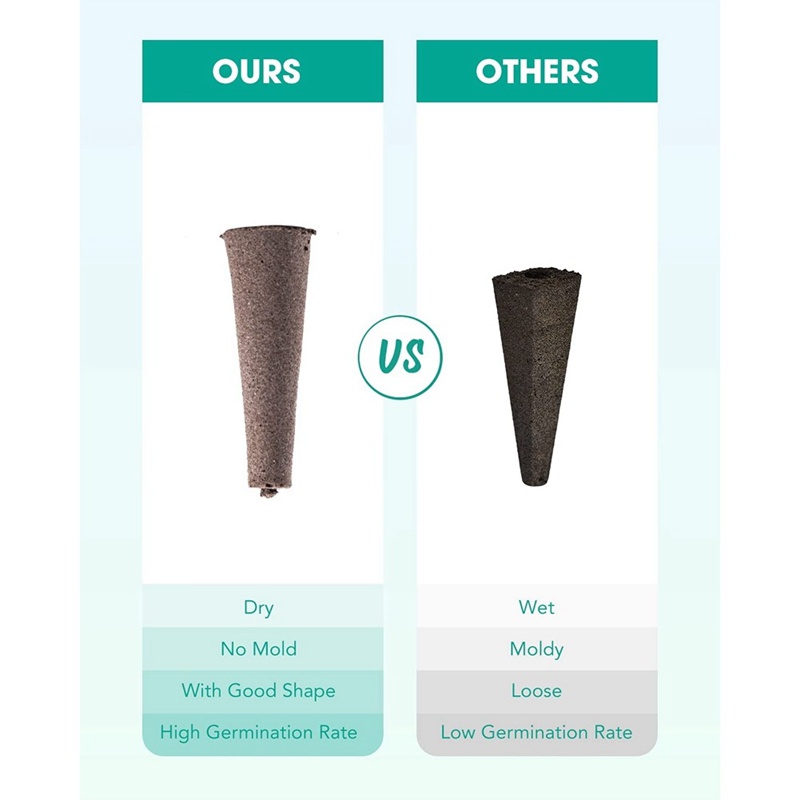 Bộ 50 Miếng Xốp Hỗ Trợ Trồng Cây Thủy Canh Trong Nhà