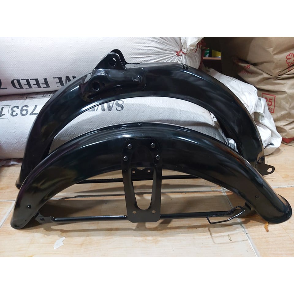 Cặp Dè 67 trước sau màu đen