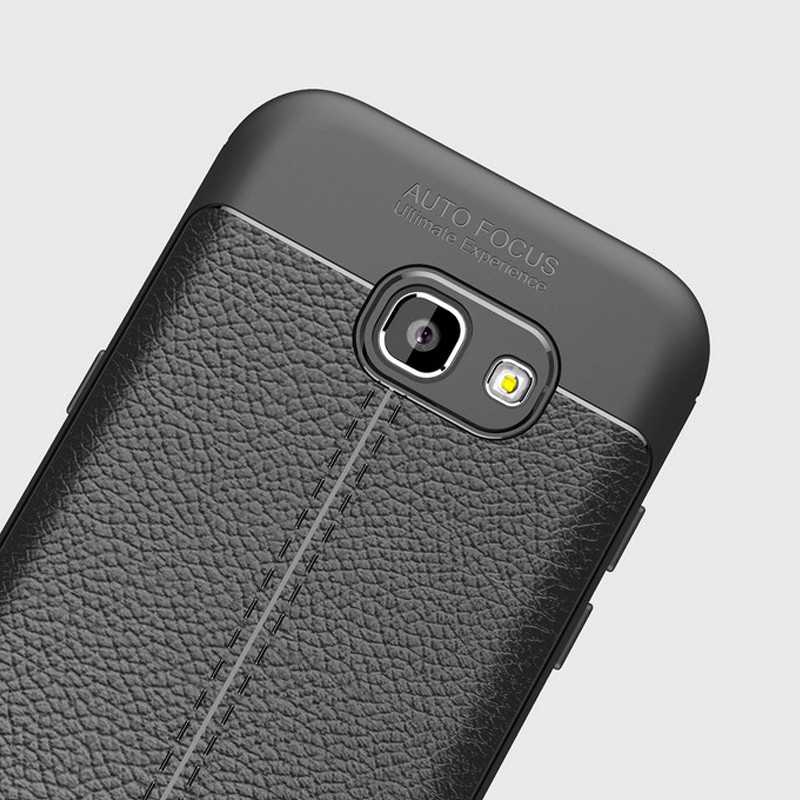 Ốp Lưng Auto Focus Vân Da Cho Samsung A7/ A5 (2017)