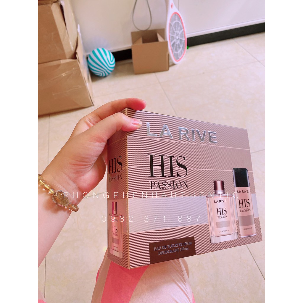 [SẴN] Set Nước hoa Nam La Rive His Passion 2 món mua sale | BigBuy360 - bigbuy360.vn