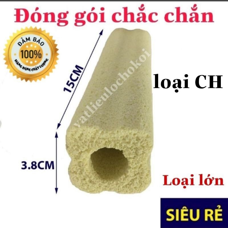 Sứ thanh vàng sứ hoa mai 15cm x 3.8cm loại lớn