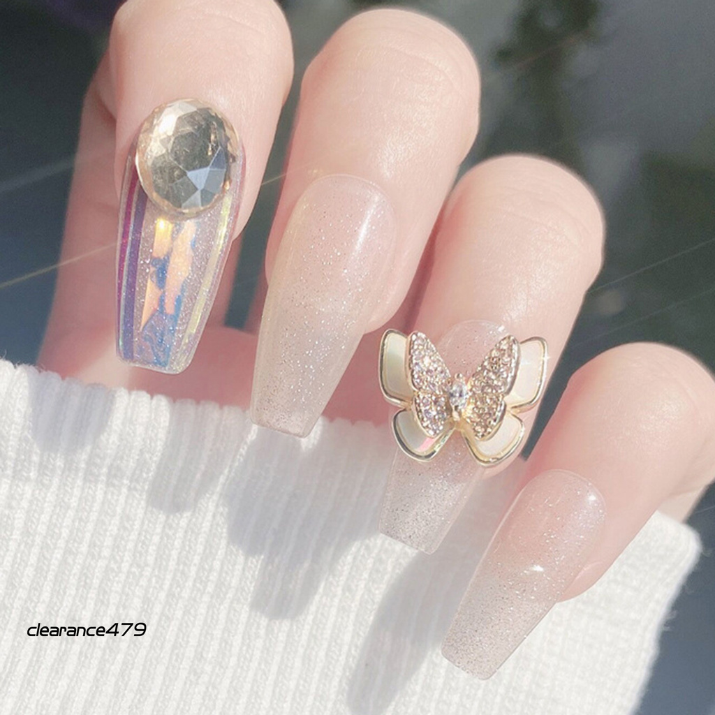 (Hàng Mới Về) Hộp Phụ Kiện Trang Trí Móng Tay Hai Lớp Đính Đá Lấp Lánh Dễ Phối Đồ Dành Cho Nữ 479 | BigBuy360 - bigbuy360.vn