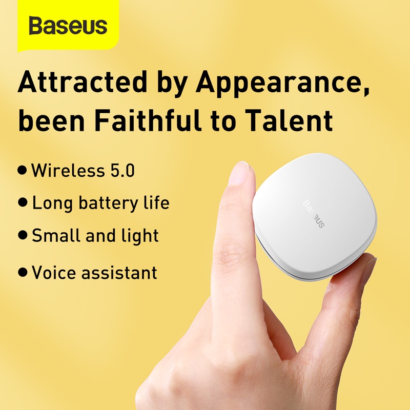 [HSHOP] Tai nghe BASEUS Encok WM01 TWS Bluetooth 5.0 True Wireless In-ear Giảm ồn Tai nghe kèm theo hộp sạc