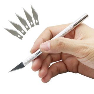 Dao Trổ - Dao Khắc WLXY Kèm 5 Lưỡi Phụ - Dụng cụ làm đồ handmade