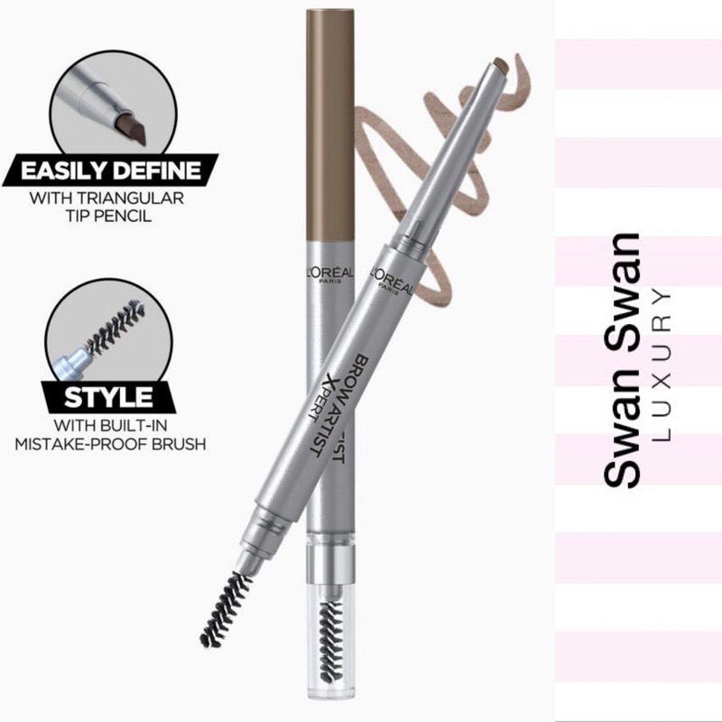 Chì Kẻ Mày Loreal Brow Artist Nâu 102 Trầy Nhẹ Còn Seal