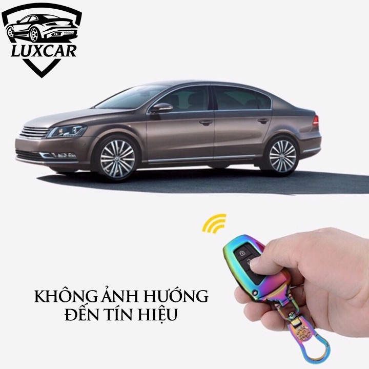 Ốp khoá Hyundai 03 Inox cao cấp LUXCAR (i10, accent... chìa gập)