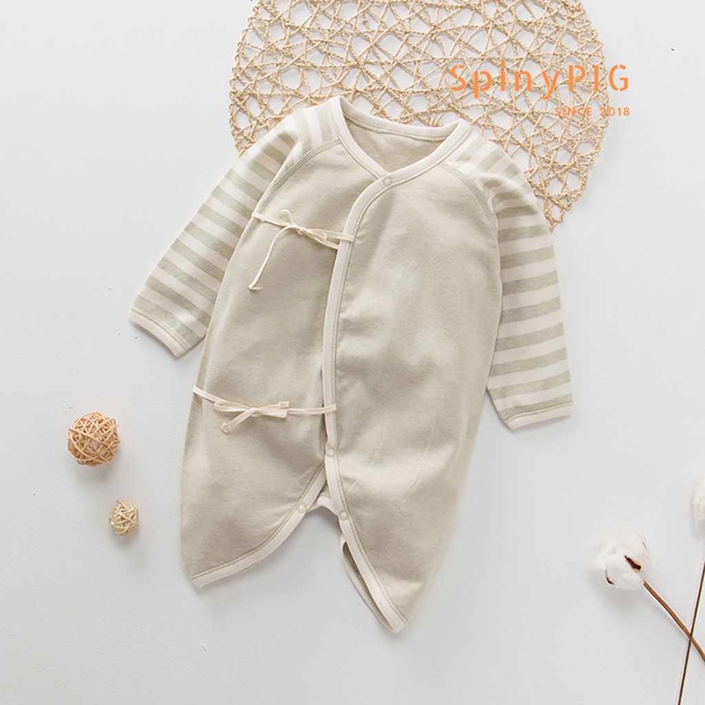 Quần áo sơ sinh 0-12 tháng tuổi 100% cotton hữu cơ tự nhiên không chất tẩy nhuộm siêu mềm mại và đáng yêu