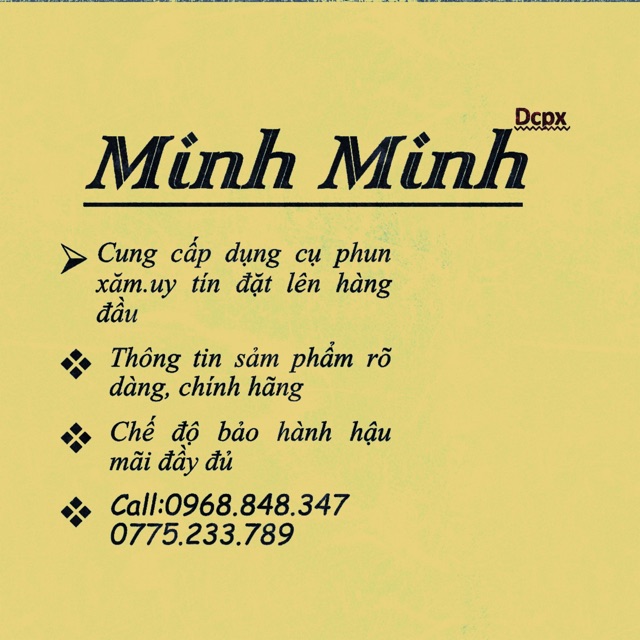 Da Giả tập phun xăm điêu khắc _dụng cụ phun xăm minh minh