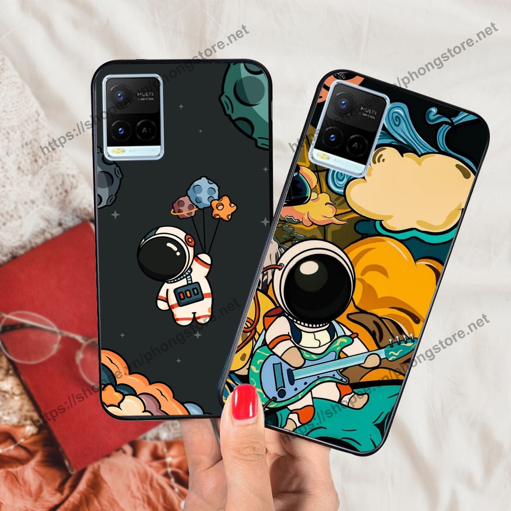 Ốp lưng Vivo Y21 / Y21s / Y33s vũ trụ phi hành gia cực hot siêu cute-rẻ-bền