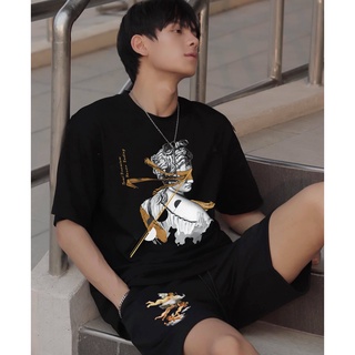 Áo thun tay lỡ Timi Tượng bịt mặt unisex