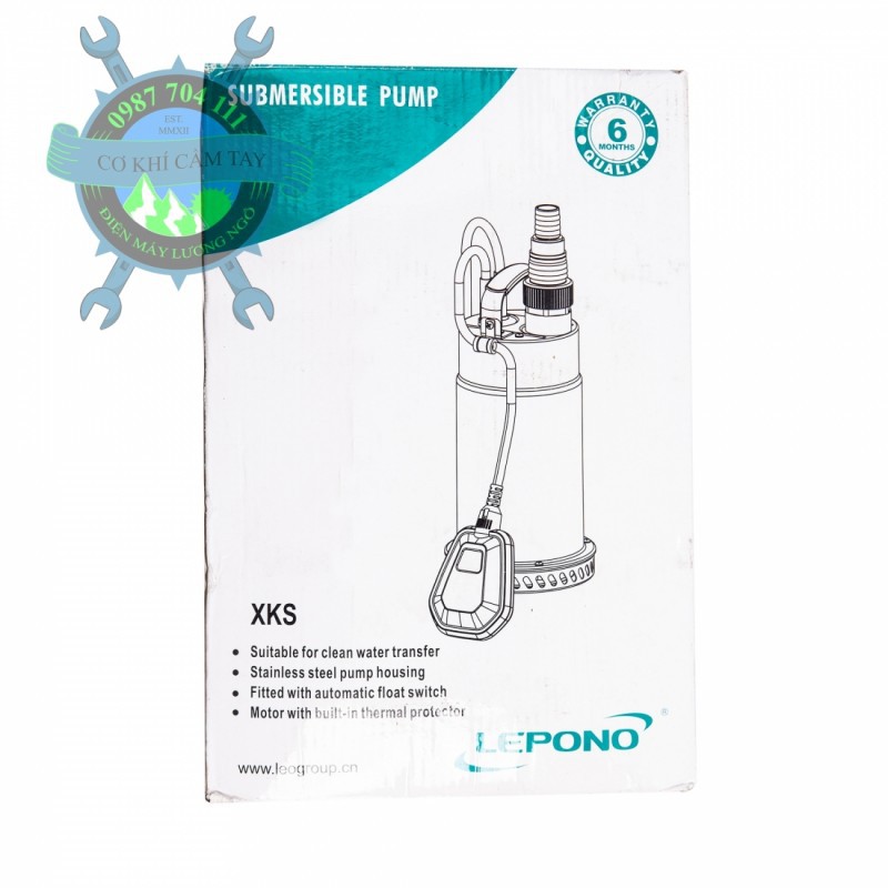Máy bơm chìm Inox Lepono XKS-400S