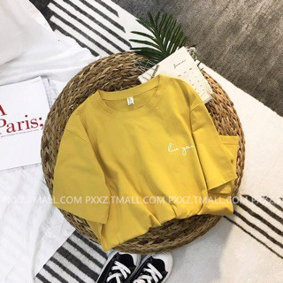 [ Đồng Giá 79k]✔️Áo thun tay lỡ form rộng - Love You | BigBuy360 - bigbuy360.vn