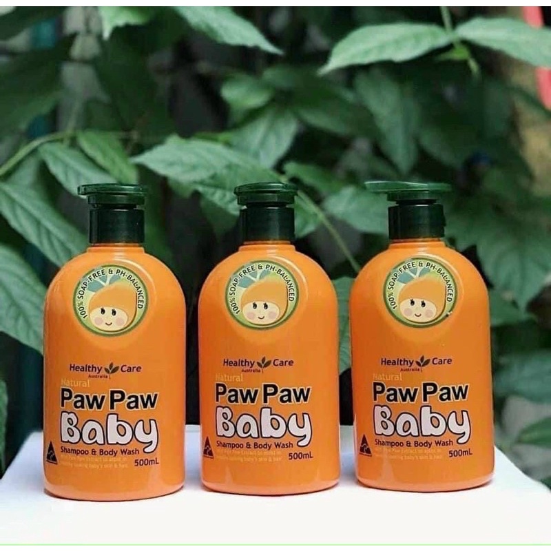 sữa tắm Paw paw Heathy care Úc kháng khuẩn dưỡng ẩm 500ml