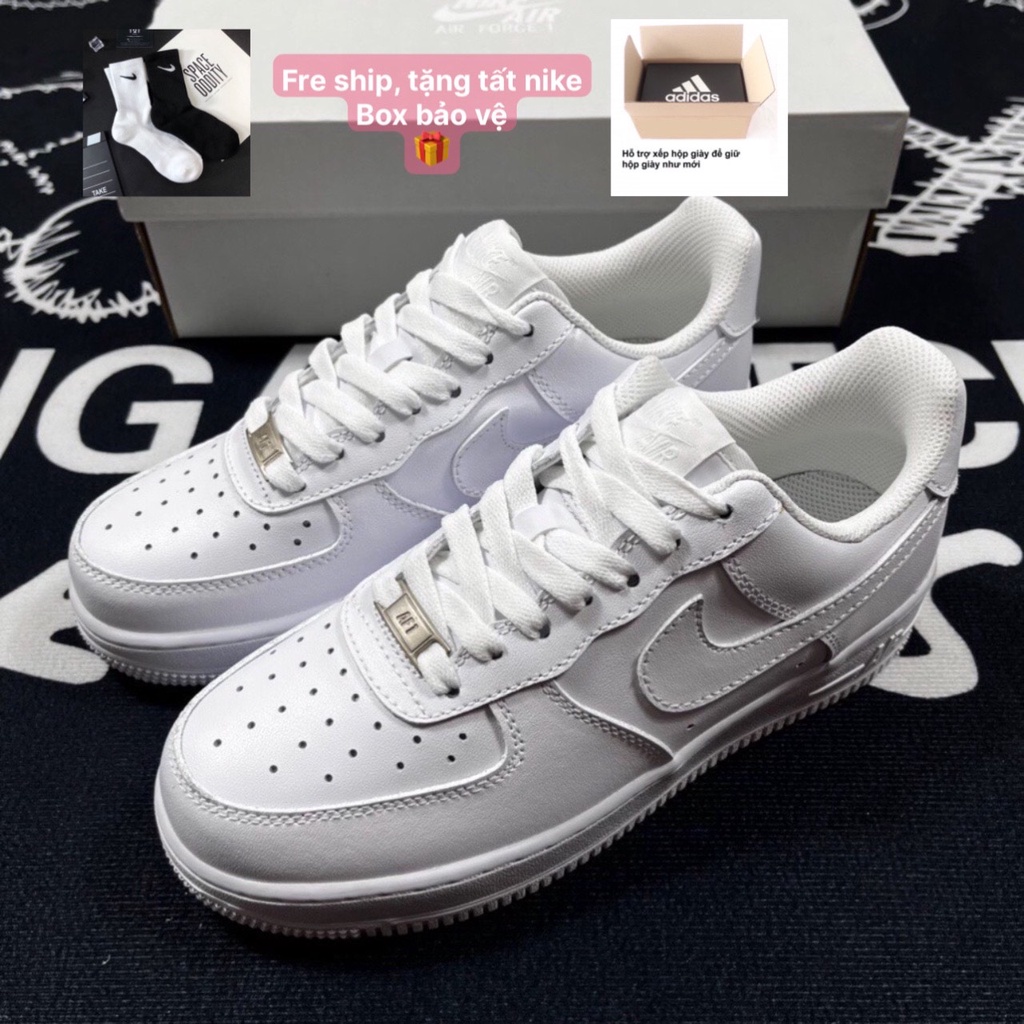 Nike_air force 1, Giày Air force 1 hàng s.cấp da xịn, đế air đủ sz nam nữ