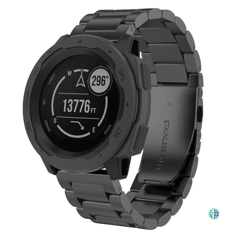 Dây Đồng Hồ Kim Loại 22mm Cho Garmin Instinct