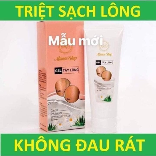 Kem tẩy lông Mamen shop - Tẩy lông an toàn tại nhà