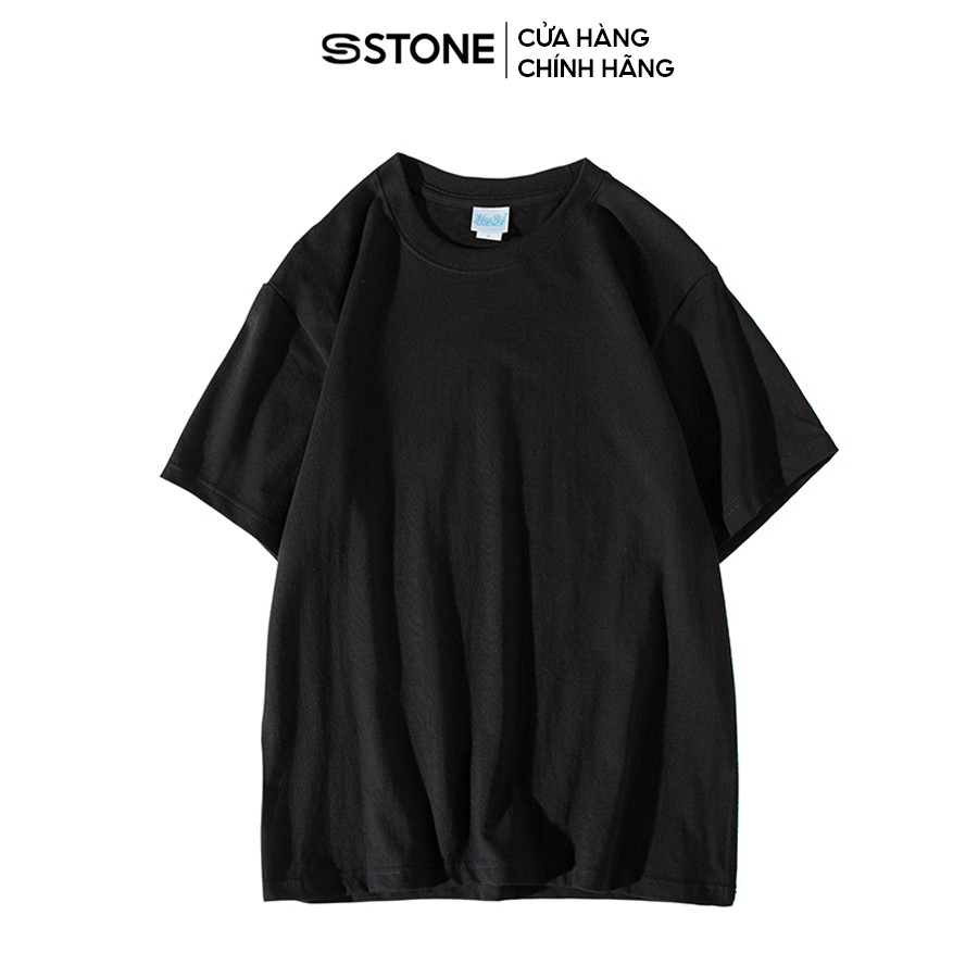 [Mã FAMALLT5 giảm 15% đơn 150K] Áo Thun Trơn Tay Lỡ Form Rộng STONE Dáng Unisex Hàn Quốc 100% Cotton Cao Cấp HD128