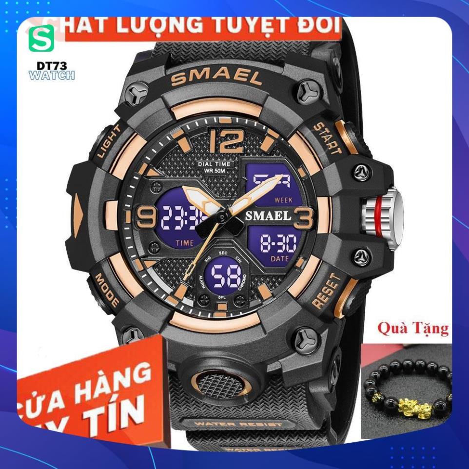 Đồng hồ nam SMAEL,thể thao ngoài trời, đồng hồ đa chức năng ,chống thấm nước,BH 12 tháng,1 đổi 1