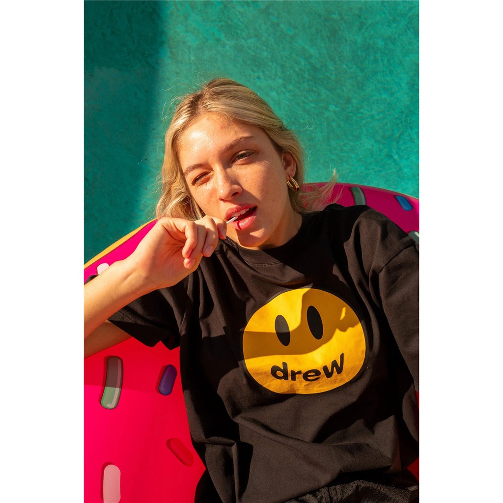 [PHIÊN BẢN MỚI] Áo thun Drew House Justin Bieber tee 1:1 bản cao cấp, Áo Drew mặt cười Matlux chất liệu cotton oversize | BigBuy360 - bigbuy360.vn